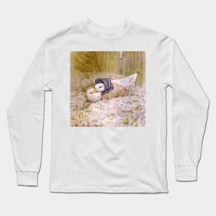 Jemima Puddle-Duck Hatching Her Eggs by Beatrix Potter Long Sleeve T-Shirt